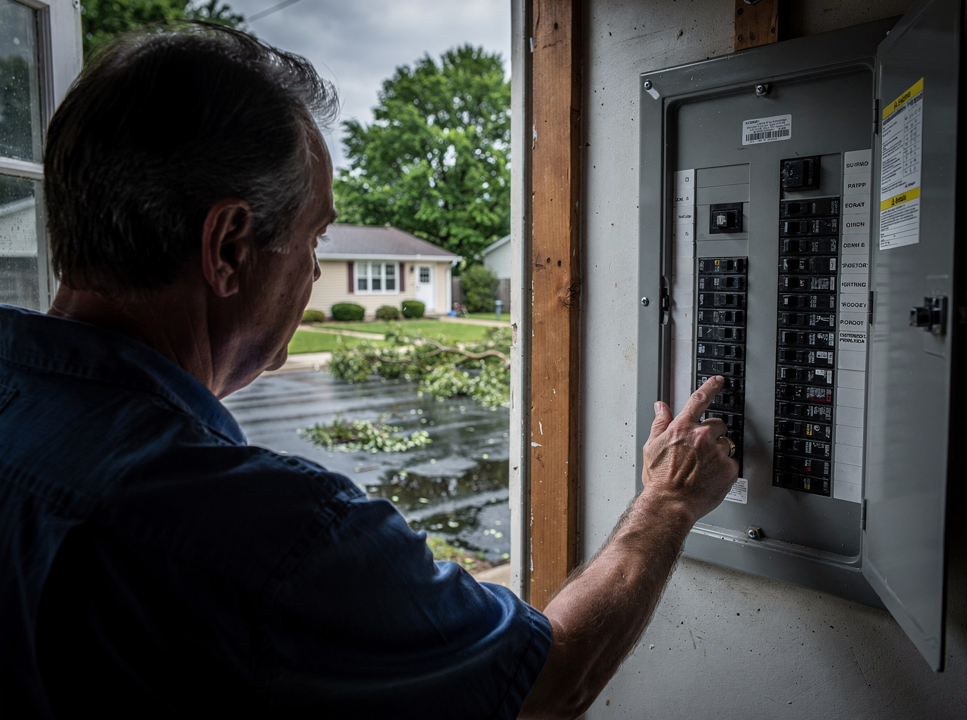 How to Reset Circuit Breakers After Summer Storms in Elgin